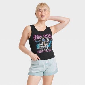 NEW Zoe + Liv Death Valley Graphic Tank Top Size XL